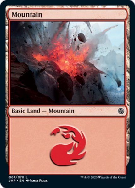 画像1: 【ENG】山/Mountain[MTG_JMP_067L] (1)