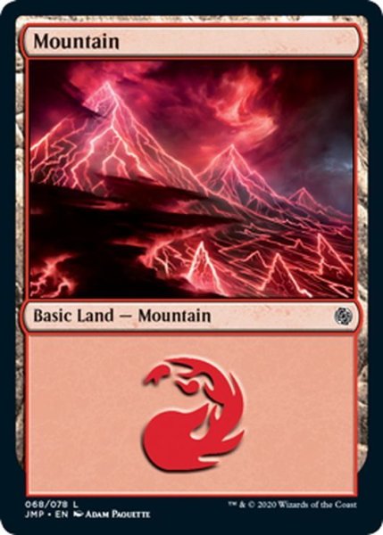 画像1: 【ENG】山/Mountain[MTG_JMP_068L] (1)