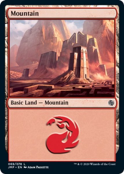 画像1: 【ENG】山/Mountain[MTG_JMP_069L] (1)