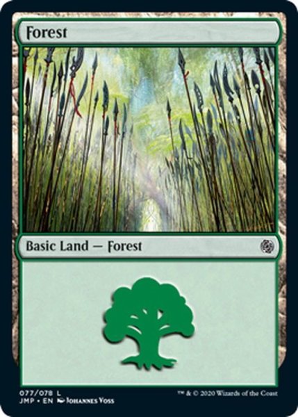 画像1: 【ENG】森/Forest[MTG_JMP_077L] (1)