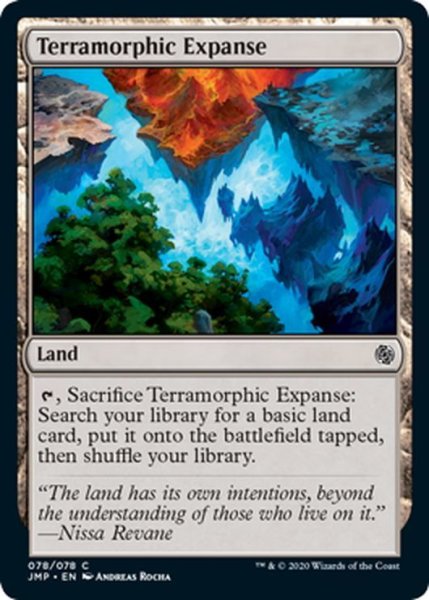 画像1: 【ENG】広漠なる変幻地/Terramorphic Expanse[MTG_JMP_078C] (1)