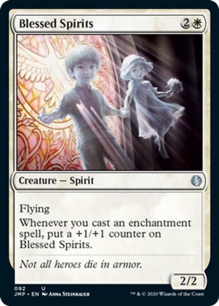 画像1: 【ENG】祝福された霊魂/Blessed Spirits[MTG_JMP_092U] (1)