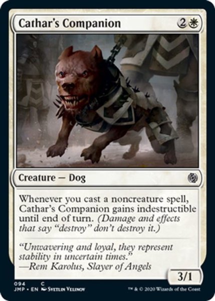 画像1: 【ENG】聖戦士の相棒/Cathar's Companion[MTG_JMP_094C] (1)