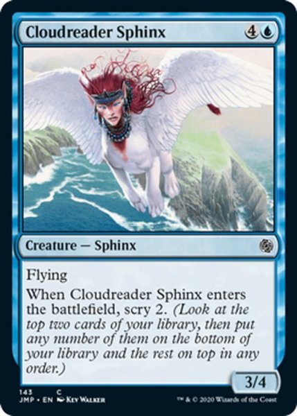 画像1: 【ENG】雲読みスフィンクス/Cloudreader Sphinx[MTG_JMP_143C] (1)