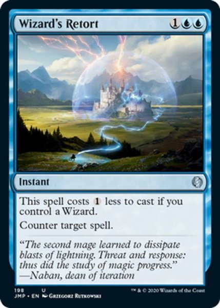 画像1: 【ENG】魔術師の反駁/Wizard's Retort[MTG_JMP_198U] (1)