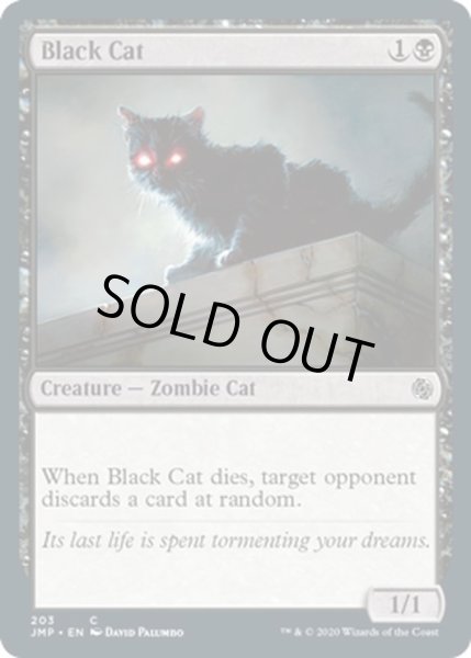 画像1: 【ENG】黒猫/Black Cat[MTG_JMP_203C] (1)