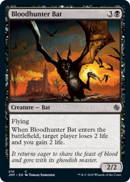 画像1: 【ENG】血狩りコウモリ/Bloodhunter Bat[MTG_JMP_210C] (1)