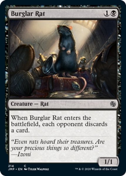 画像1: 【ENG】泥棒ネズミ/Burglar Rat[MTG_JMP_214C] (1)