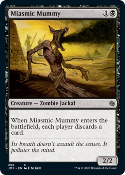 画像1: 【ENG】瘴気ミイラ/Miasmic Mummy[MTG_JMP_256C] (1)