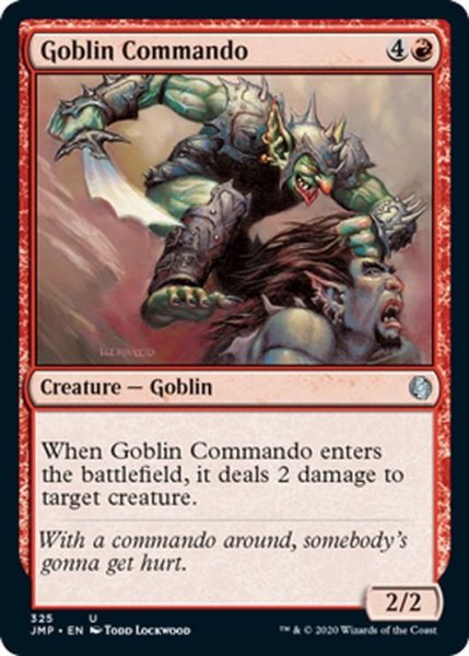 画像1: 【ENG】ゴブリンの猛士/Goblin Commando[MTG_JMP_325U] (1)