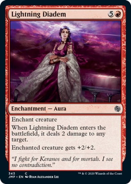 画像1: 【ENG】稲妻の髪飾り/Lightning Diadem[MTG_JMP_343C] (1)