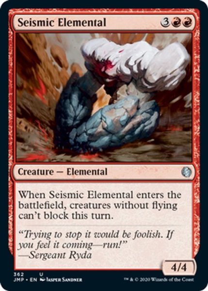 画像1: 【ENG】地震の精霊/Seismic Elemental[MTG_JMP_362U] (1)