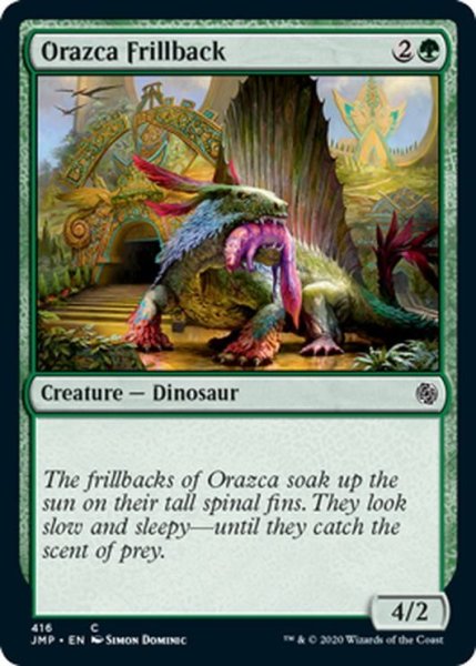 画像1: 【ENG】オラーズカの襞背/Orazca Frillback[MTG_JMP_416C] (1)