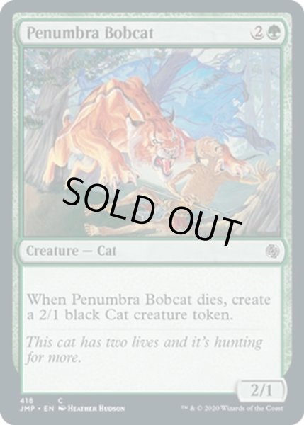 画像1: 【ENG】暗影のボブキャット/Penumbra Bobcat[MTG_JMP_418C] (1)