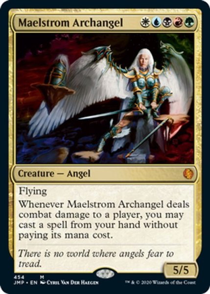 画像1: 【ENG】大渦の大天使/Maelstrom Archangel[MTG_JMP_454Ｍ] (1)