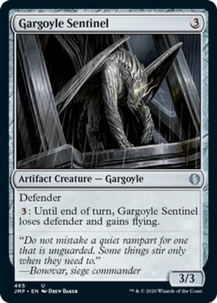 画像1: 【ENG】ガーゴイルの歩哨/Gargoyle Sentinel[MTG_JMP_465U] (1)