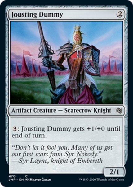 画像1: 【ENG】馬上槍の練習台/Jousting Dummy[MTG_JMP_470C] (1)