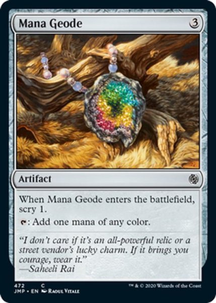 画像1: 【ENG】マナ晶洞石/Mana Geode[MTG_JMP_472C] (1)