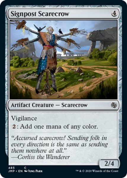 画像1: 【ENG】道標のカカシ/Signpost Scarecrow[MTG_JMP_485C] (1)