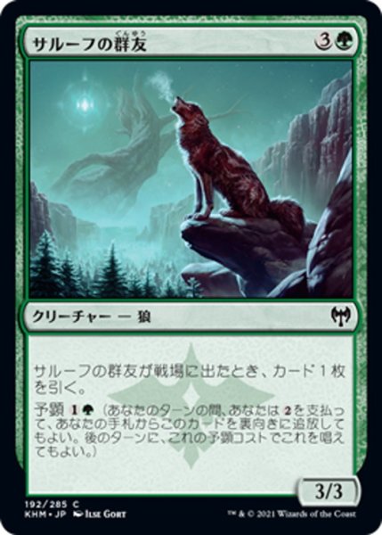 画像1: 【JPN】サルーフの群友/Sarulf's Packmate[MTG_KHM_192Ｃ] (1)