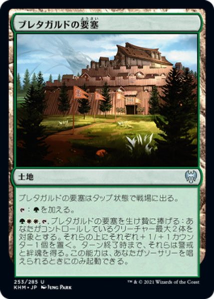 画像1: 【JPN】ブレタガルドの要塞/Bretagard Stronghold[MTG_KHM_253Ｕ] (1)