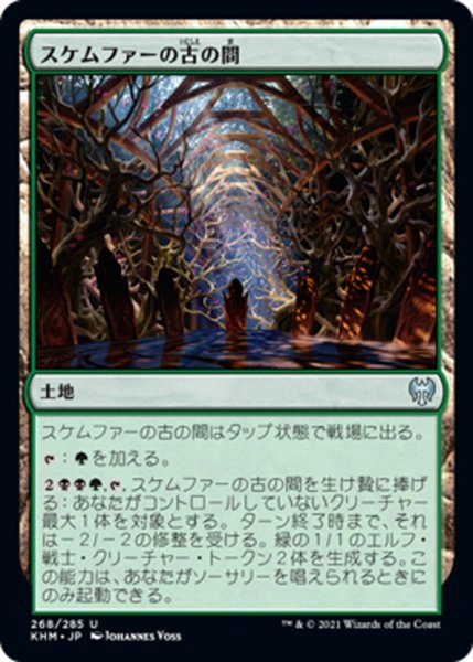 画像1: 【JPN】スケムファーの古の間/Skemfar Elderhall[MTG_KHM_268Ｕ] (1)