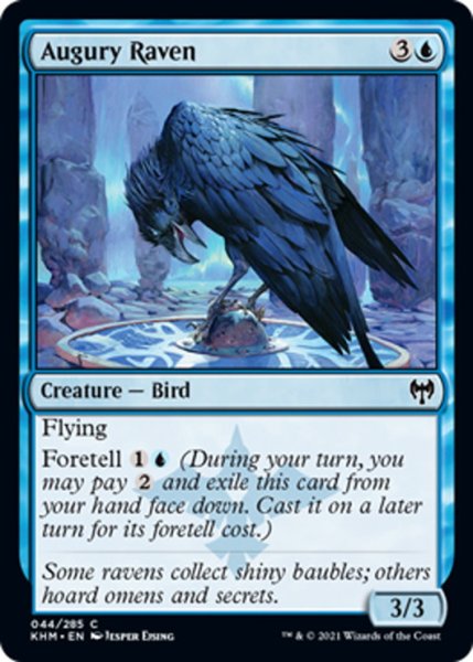 画像1: 【ENG】占い鴉/Augury Raven[MTG_KHM_044Ｃ] (1)