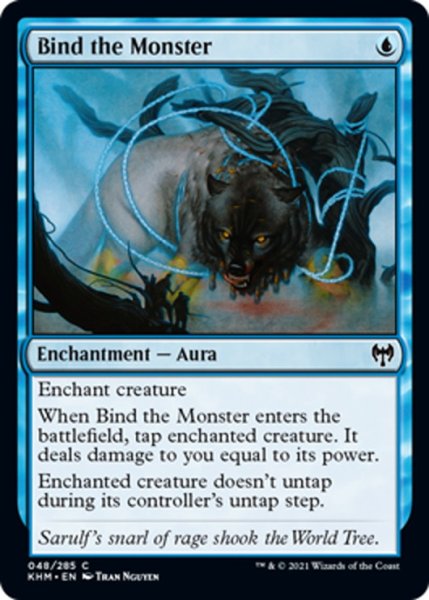 画像1: 【ENG】怪物縛り/Bind the Monster[MTG_KHM_048Ｃ] (1)