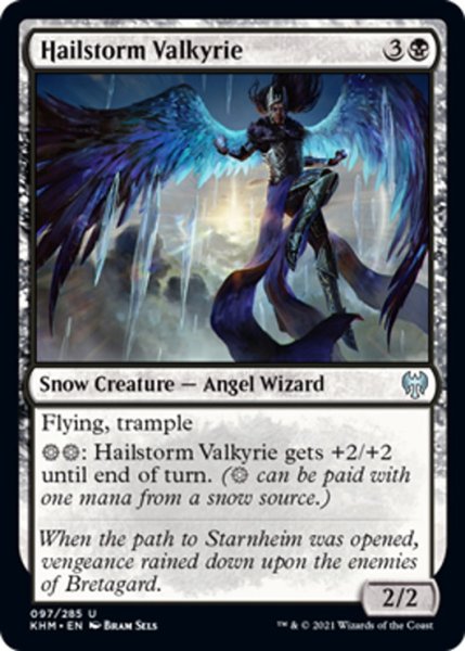 画像1: 【ENG】霰嵐の戦乙女/Hailstorm Valkyrie[MTG_KHM_097Ｕ] (1)