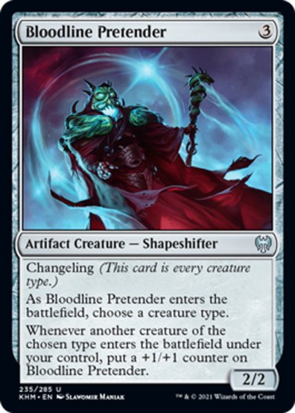 画像1: 【ENG】血統詐称者/Bloodline Pretender[MTG_KHM_235Ｕ] (1)