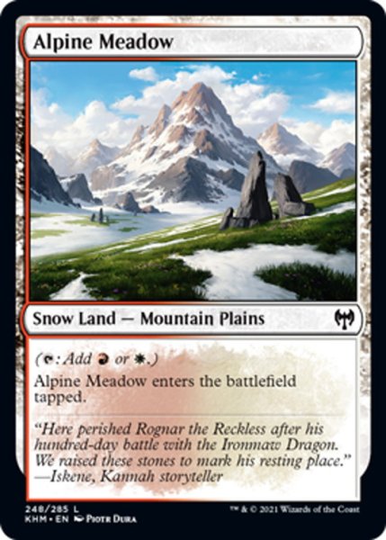 画像1: 【ENG】高山の草地/Alpine Meadow[MTG_KHM_248Ｃ] (1)