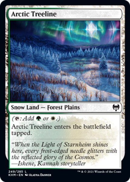 画像1: 【ENG】極北の並木/Arctic Treeline[MTG_KHM_249Ｃ] (1)