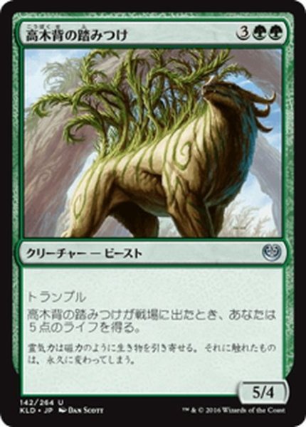 画像1: 【JPN】高木背の踏みつけ/Arborback Stomper[MTG_KLD_142U] (1)