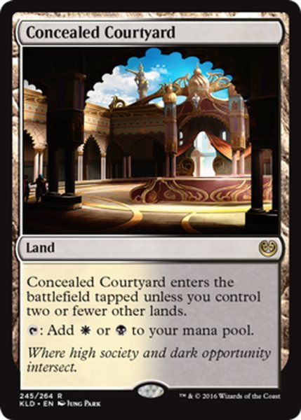 画像1: 【ENG】秘密の中庭/Concealed Courtyard[MTG_KLD_245R] (1)