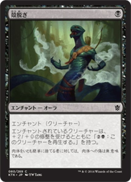 画像1: 【JPN】殻脱ぎ/Molting Snakeskin[MTG_KTK_080C] (1)