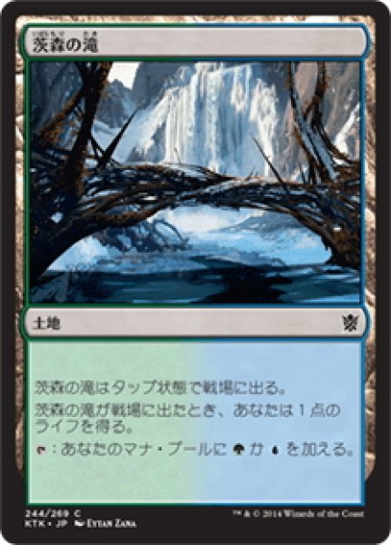 画像1: 【JPN】茨森の滝/Thornwood Falls[MTG_KTK_244C] (1)