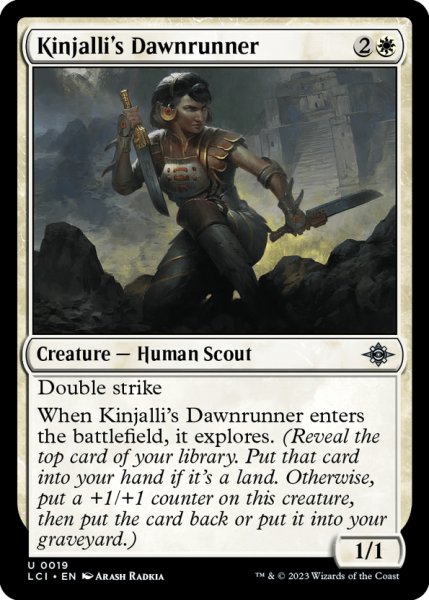 画像1: 【ENG】キンジャーリの黎明走り/Kinjalli's Dawnrunner[MTG_LCI_019U] (1)