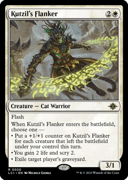 画像1: 【ENG】クチルの側衛/Kutzil's Flanker[MTG_LCI_020R] (1)