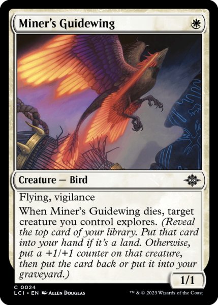 画像1: 【ENG】鉱夫の導鳥/Miner's Guidewing[MTG_LCI_024C] (1)