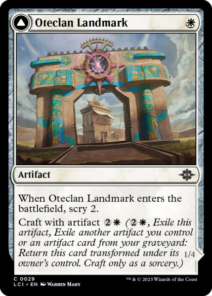 画像1: 【ENG】オテクランの目印/Oteclan Landmark/オクテランの浮揚標/Oteclan Levitator[MTG_LCI_029C] (1)