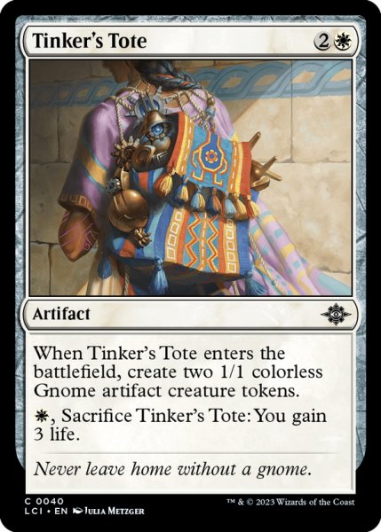 画像1: 【ENG】修繕士の手持ち鞄/Tinker's Tote[MTG_LCI_040C] (1)