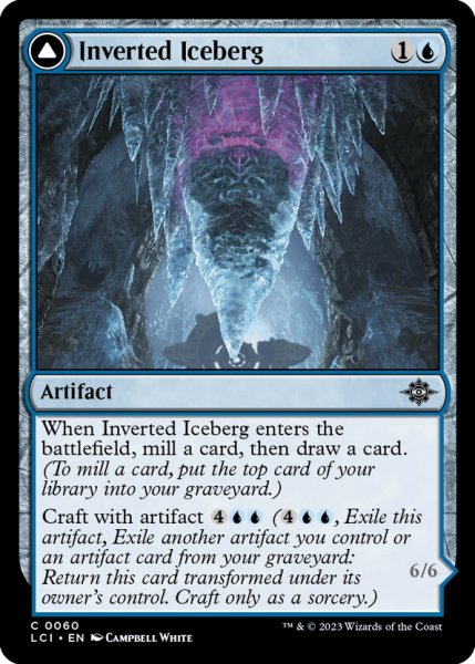 画像1: 【ENG】反転された氷山/Inverted Iceberg/氷山のタイタン/Iceberg Titan[MTG_LCI_060C] (1)