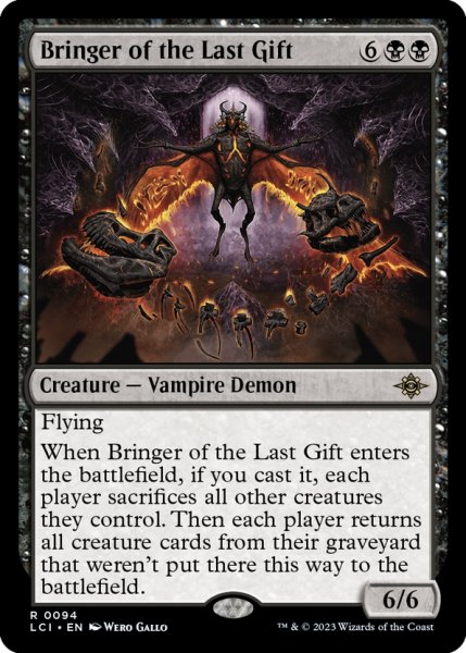 画像1: 【ENG】最後の贈り物の運び手/Bringer of the Last Gift[MTG_LCI_094R] (1)