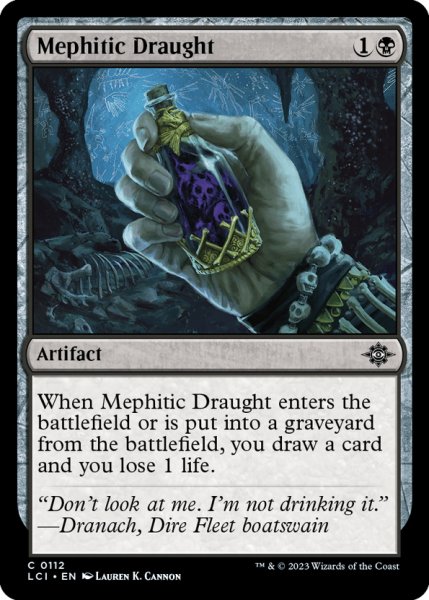 画像1: 【ENG】毒気の薬/Mephitic Draught[MTG_LCI_112C] (1)