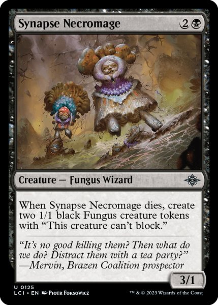 画像1: 【ENG】末梢の屍道士/Synapse Necromage[MTG_LCI_125U] (1)