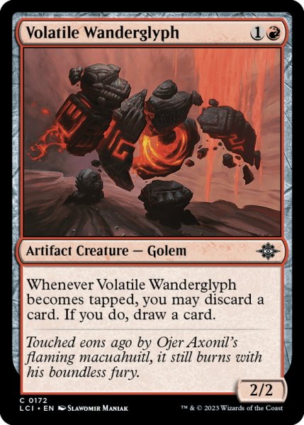 画像1: 【ENG】怒りっぽい歩く彫像/Volatile Wanderglyph[MTG_LCI_172C] (1)