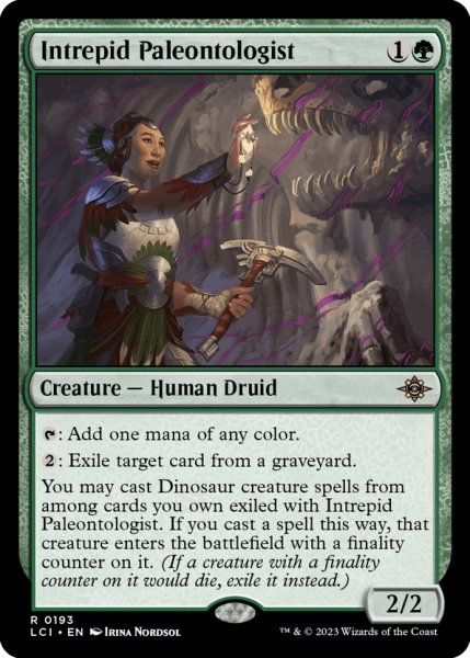 画像1: 【ENG】剛胆な古生物学者/Intrepid Paleontologist[MTG_LCI_193R] (1)