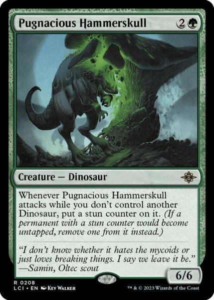 画像1: 【ENG】好戦的な槌頭/Pugnacious Hammerskull[MTG_LCI_208R] (1)