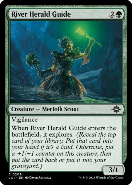 画像1: 【ENG】川守りの案内人/River Herald Guide[MTG_LCI_209C] (1)