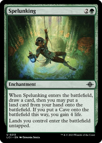 画像1: 【ENG】洞窟探検/Spelunking[MTG_LCI_213U] (1)